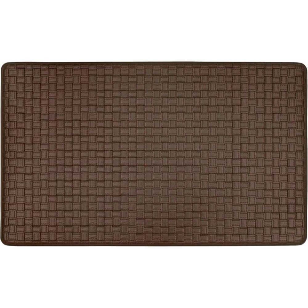 18 & 30 in. Anti-Fatigue Embossed Mat, Chocolate